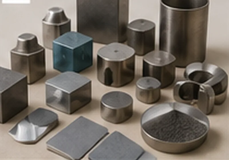 Selection of metals and engineered materials for material development