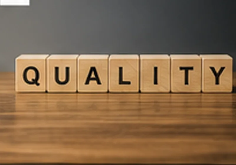 Quality blocks representing structured quality systems and continuous improvement